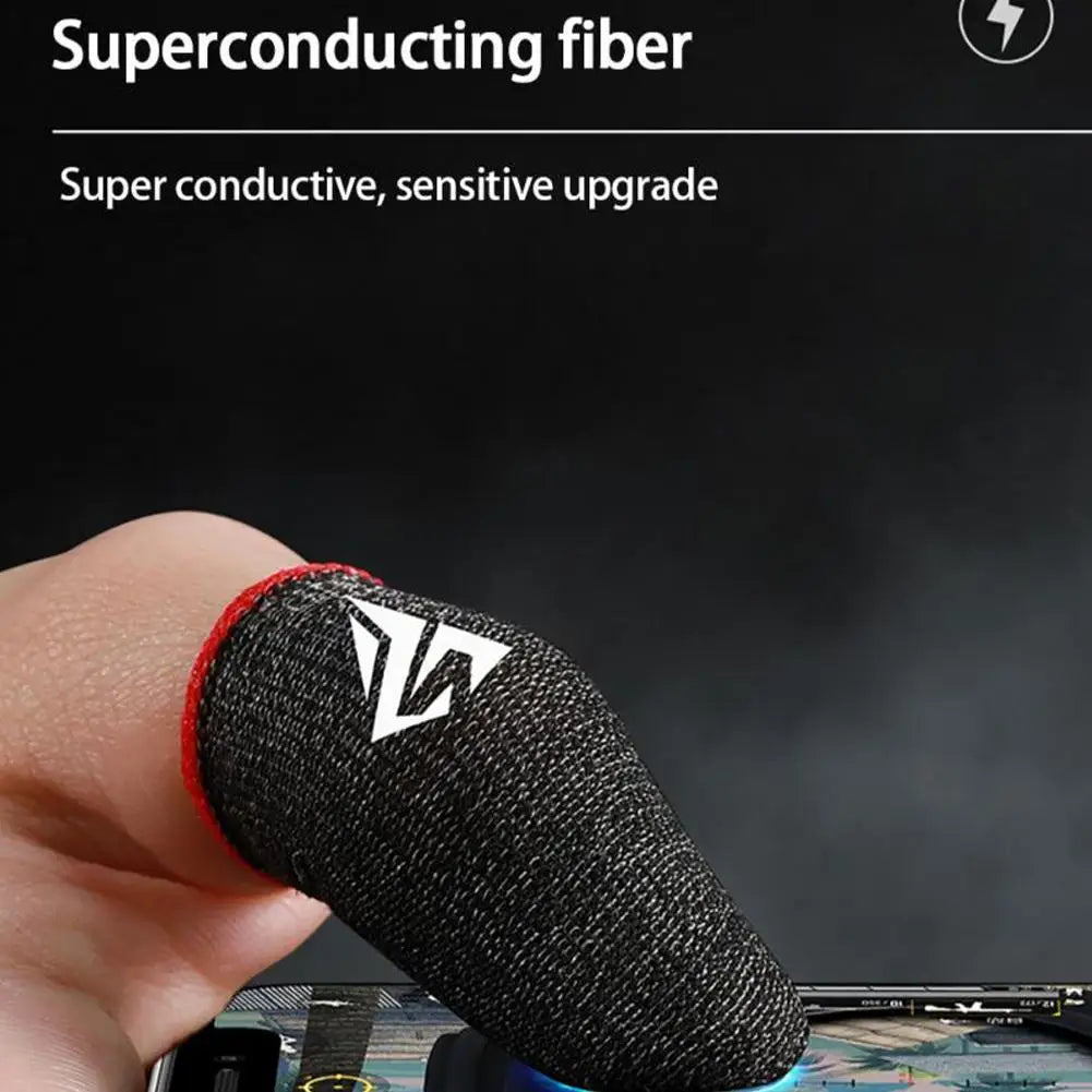 Gaming Finger Sleeve For Mobile Game Fingertips Cover Sweatproof Anti-slip Touch Screen Fingertip Thumb Finger Gloves