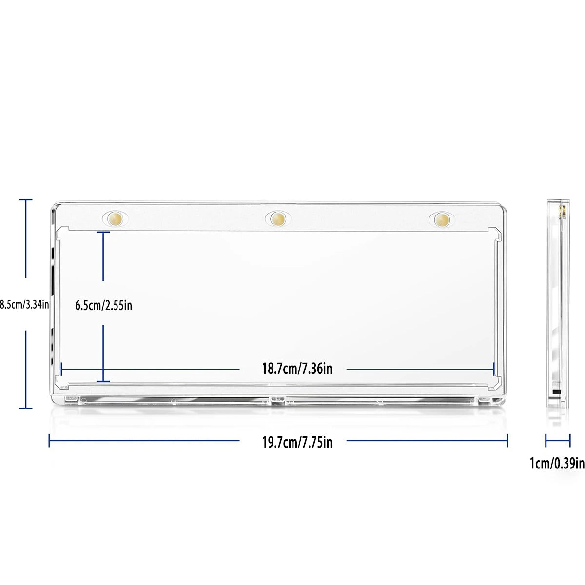 2pcs magnetic card holder, suitable for 175 PT brochure, display stand, collection storage
