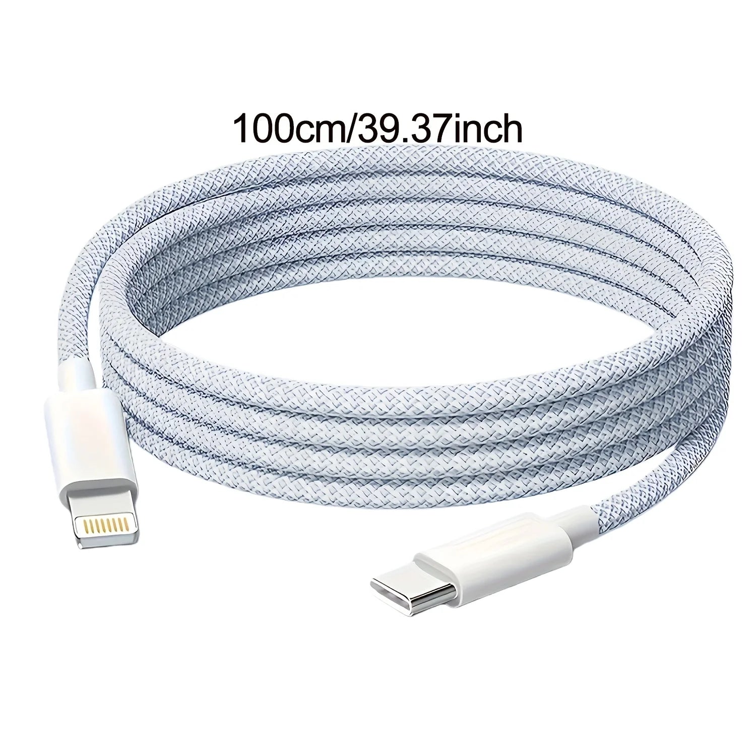 Fast Charging Cable for Iphone 14, 13, 12, 11 Pro Max, XS MAX, XR, X, 8, 7, Plus, 6S Plus/ Quick Charge Cord/ Compact