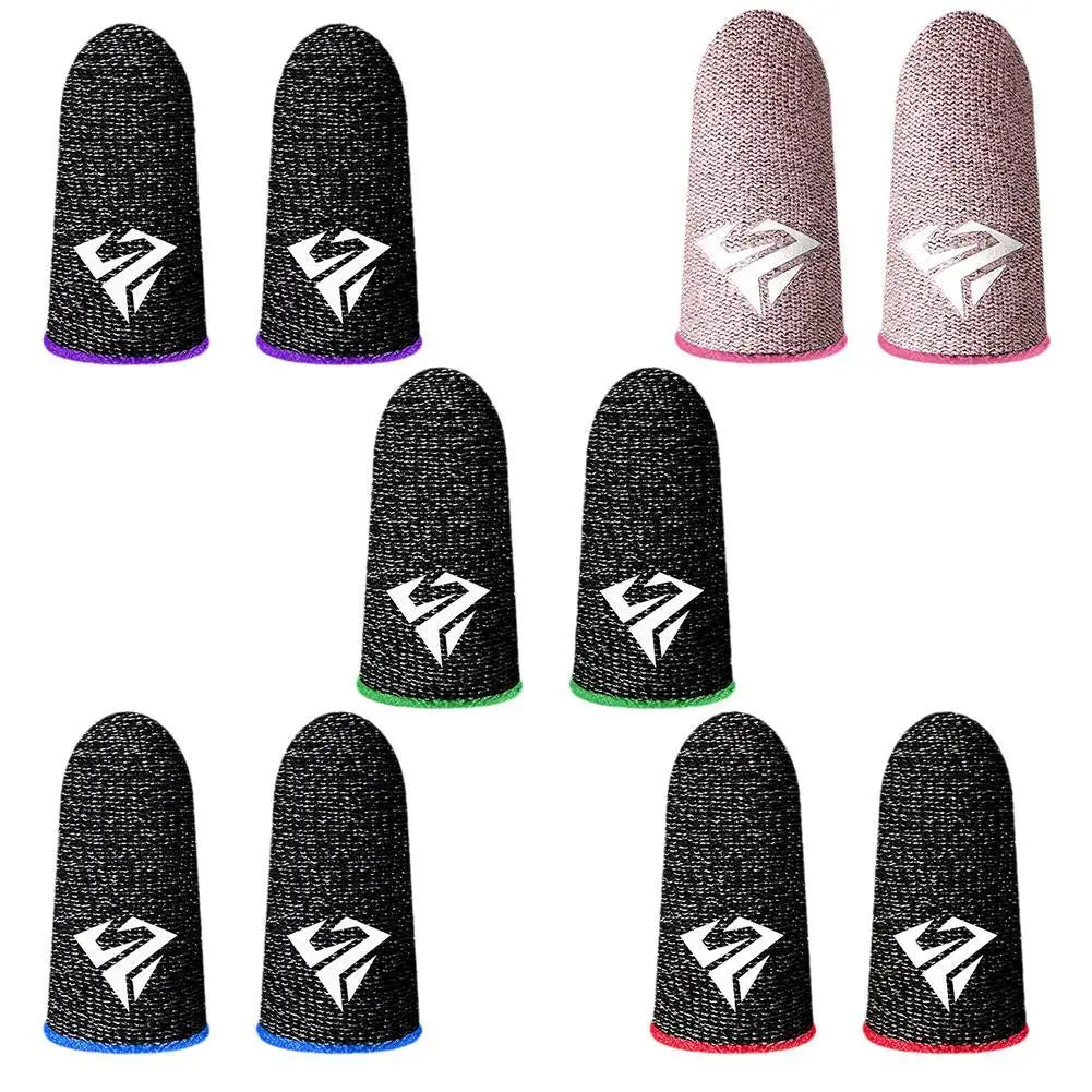 Gaming Finger Sleeve For Mobile Game Fingertips Cover Sweatproof Anti-slip Touch Screen Fingertip Thumb Finger Gloves