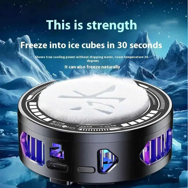 Magnetic Game Cooler Mobile Phone Semiconductor Cooling Fan Radiator 3 Gear Adjustable Cool Heat Sink For Phone Android