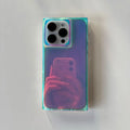 Fashion Cool A Riot of Colours laser light Dazzling Rectangle Cover Case for iPhone 13 14 15 16 17 Pro Max Glossy Phone Case