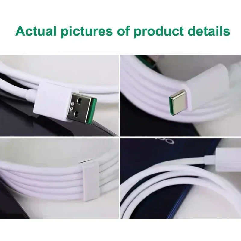Original OPPO Cable Usb Type C Super Vooc Fast charging Charger Wire OPPO Find X5 X6 X3 Pro N2 Flip Reno10 8 7 6 Pro A77 A78 A98