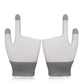 Two-finger Gaming Finger Sleeves Mobile Game Gloves Sweat-proof Touch Screen Finger Cots Seamless for Mobile Game Controllers